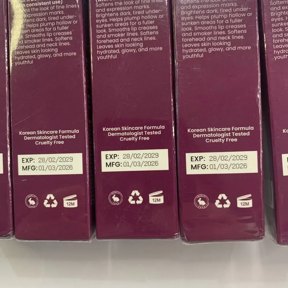 NEW! 5x Her+ Calcium Multi-Purpose Balm Wrinkle Stick K-Beauty Exp 2/29